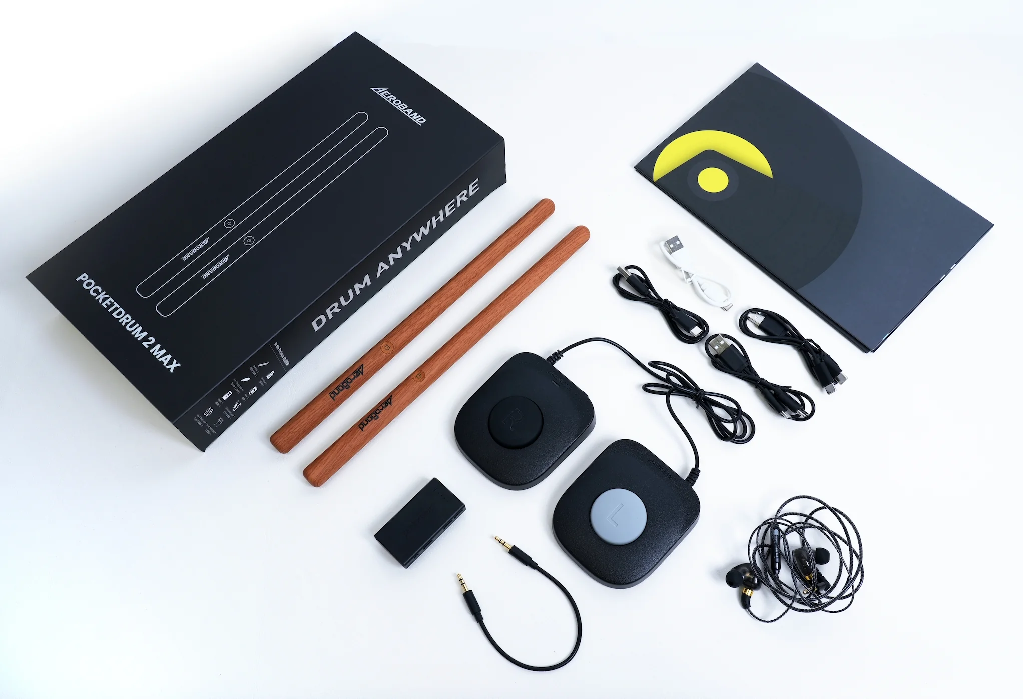 What's included in the PocketDrum 2 Max package? – AeroBand Help