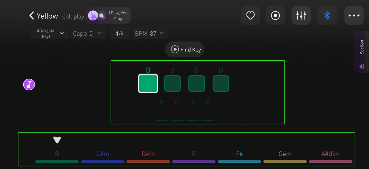3. Chord Display and Layout in Auto Mode.png