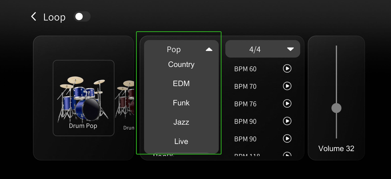 2.2 How to Adjust the Drum Loop Style? p2.png
