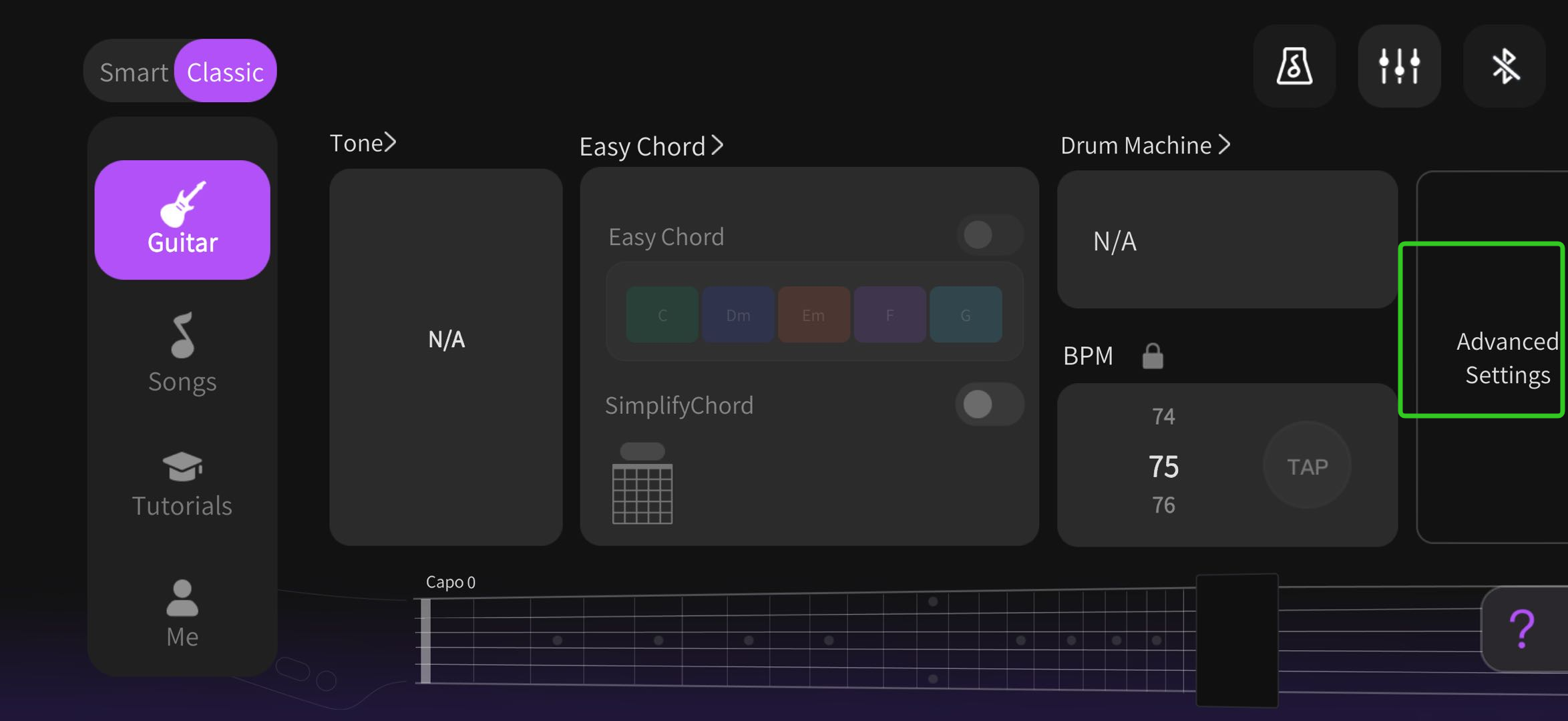 Go to "Setting" and select "Special Tuning".  1.png